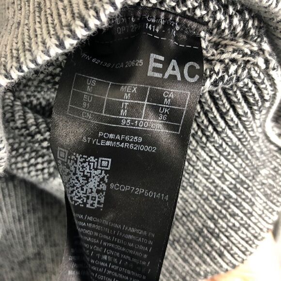 Guess quarter zip pullover sweater boys brown/tan sz med - Picture 5 of 5